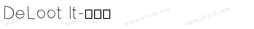 DeLoot It字体转换